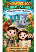 Singapore Zoo & Night Safari Coloring Book – A Magical Wildlife Adventure