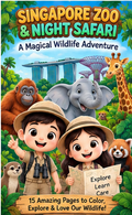 Magical Singapore - A Coloring Adventure ( Jewel Changi Airport & Gardens By The Bay )